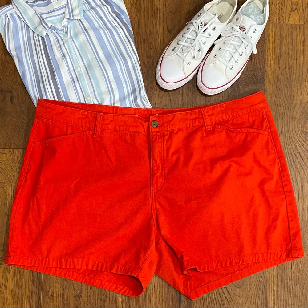 St. John's Bay Women’s Vibrant Red Shorts 24W
